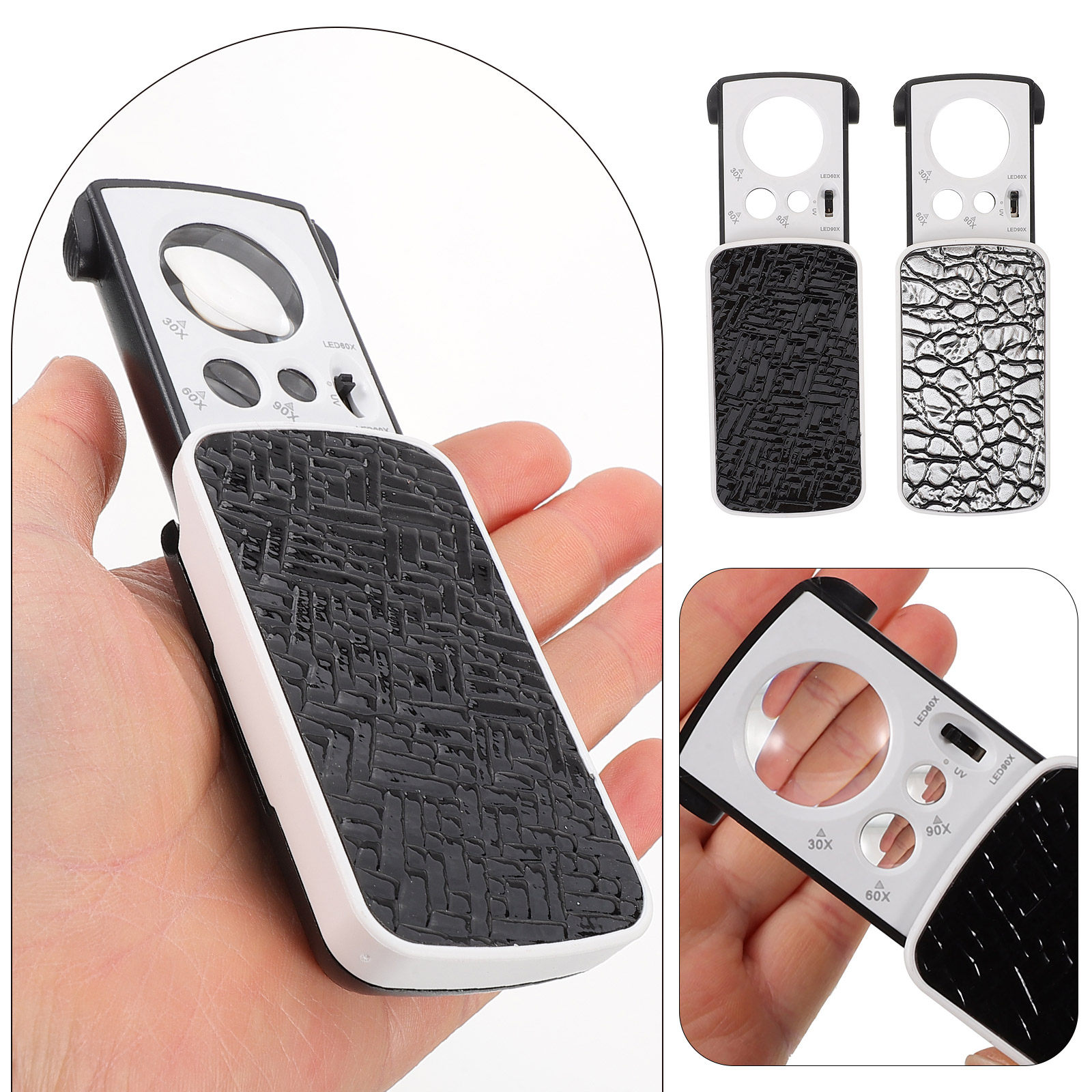 Collectors Coins Jewelry & Watches Of Smithtown Photos - 2Pcs LED Magnifying Glass Illuminated Portable