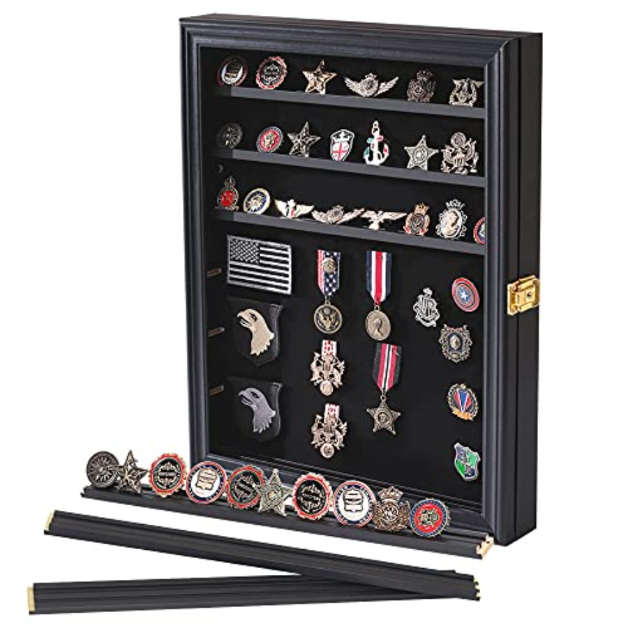 Collectors Coins Jewelry & Watches Of Smithtown Photos - Medals Display Case Wall Frame for