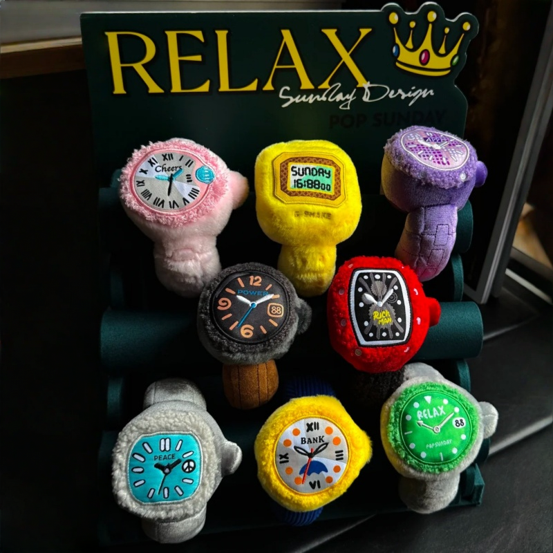 Jewelry With Watches - In Stock Pop Sunday Plush Relax