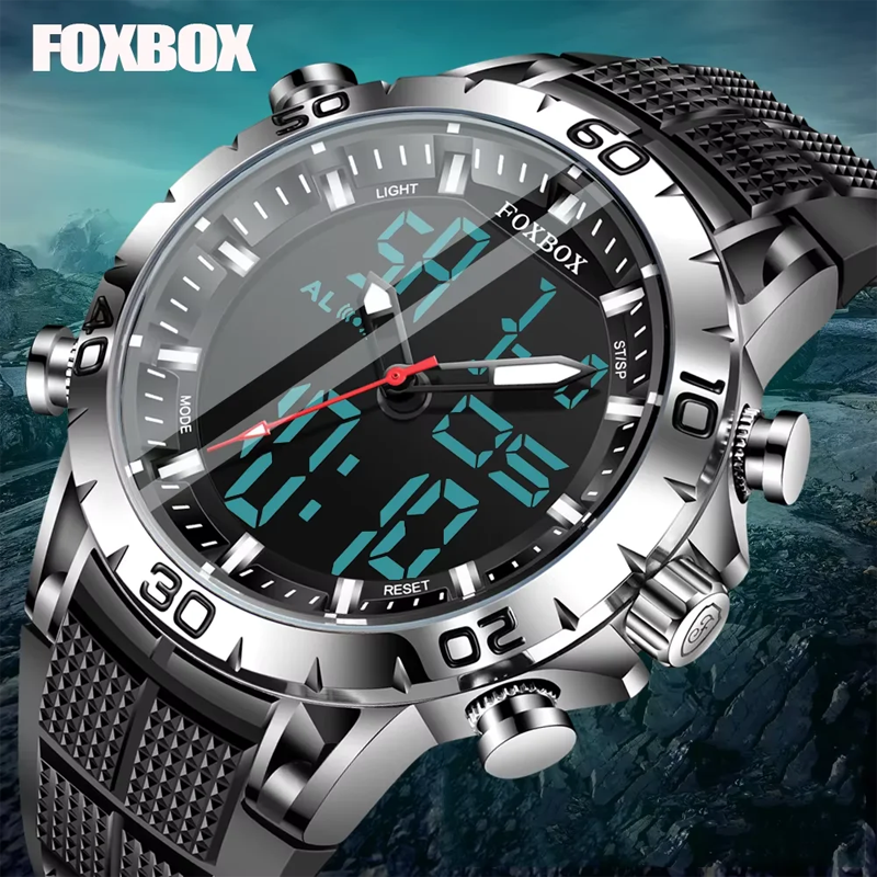 Jewelry Inspired Watches - FOXBOX Mens Watches Sports Top Brand