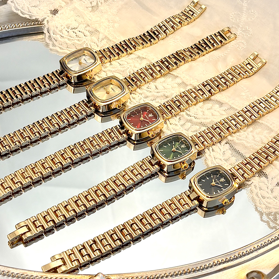 High Jewelry Watches - New Korean Style Vintage Gold Watch