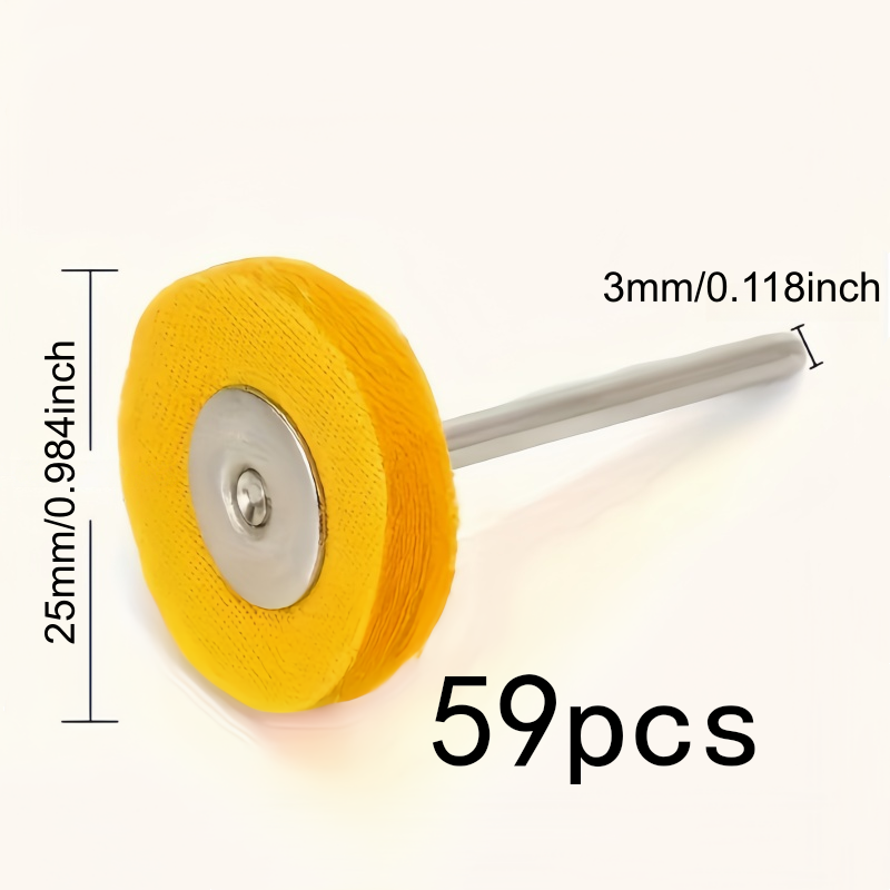 59Pcs 3mm Yellow Polishing Clo - Jewelry With Watches review and price