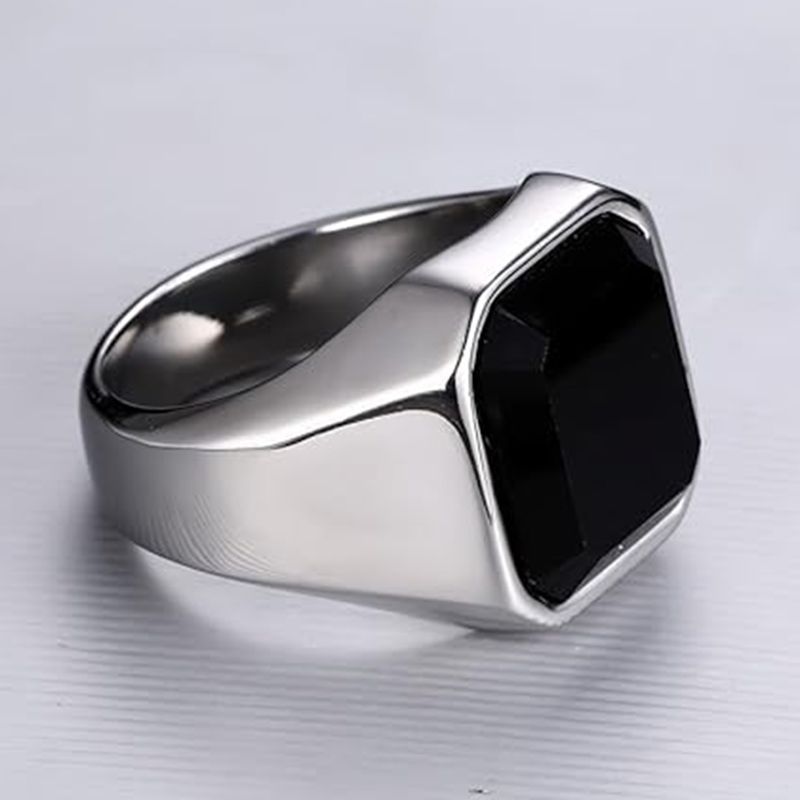 Man Ring Black Carnelian Signe - Mens Signet Ring review and price