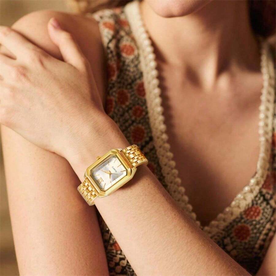 Womens Square Case Quartz Watc - Necklace Pendant review and price