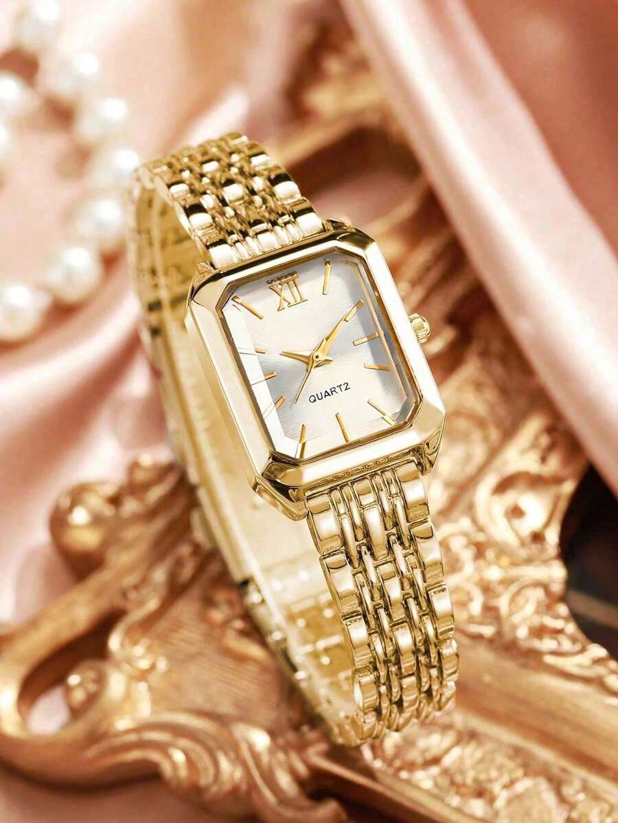 Womens Square Case Quartz Watc - Necklace Pendant review and price