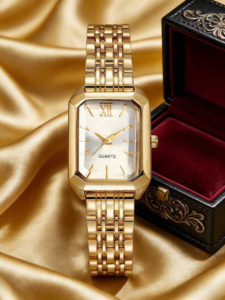 Womens Square Case Quartz Watc - Necklace Pendant review and price