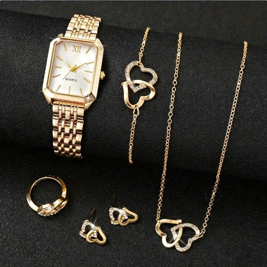 Womens Square Case Quartz Watc - Necklace Pendant review and price
