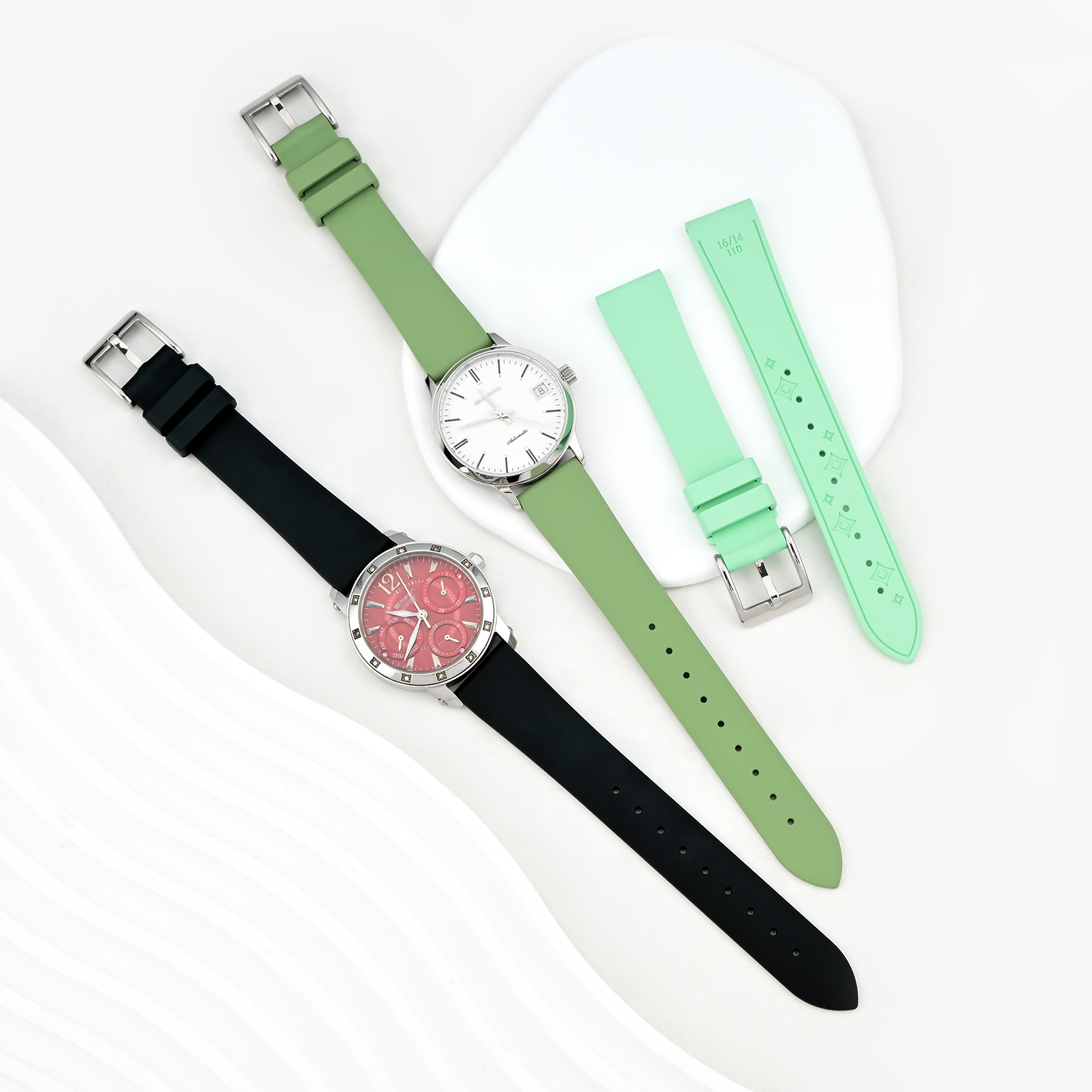 Women's Universal Fluororubber - Daniel Wellington Watches & Jewelry Online Store review and price