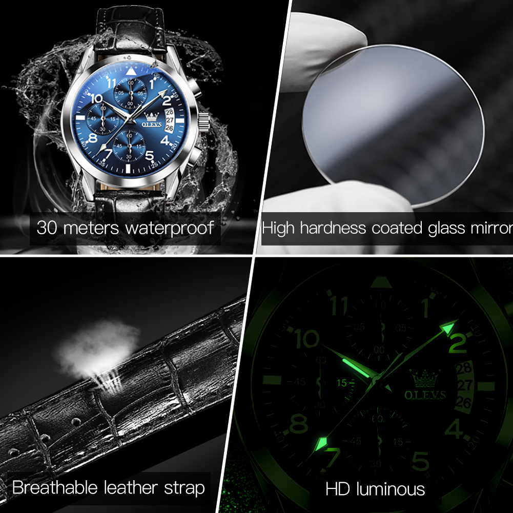 OLEVS 2878 Luxury Men's Watche - Jewelry Inspired Watches review and price
