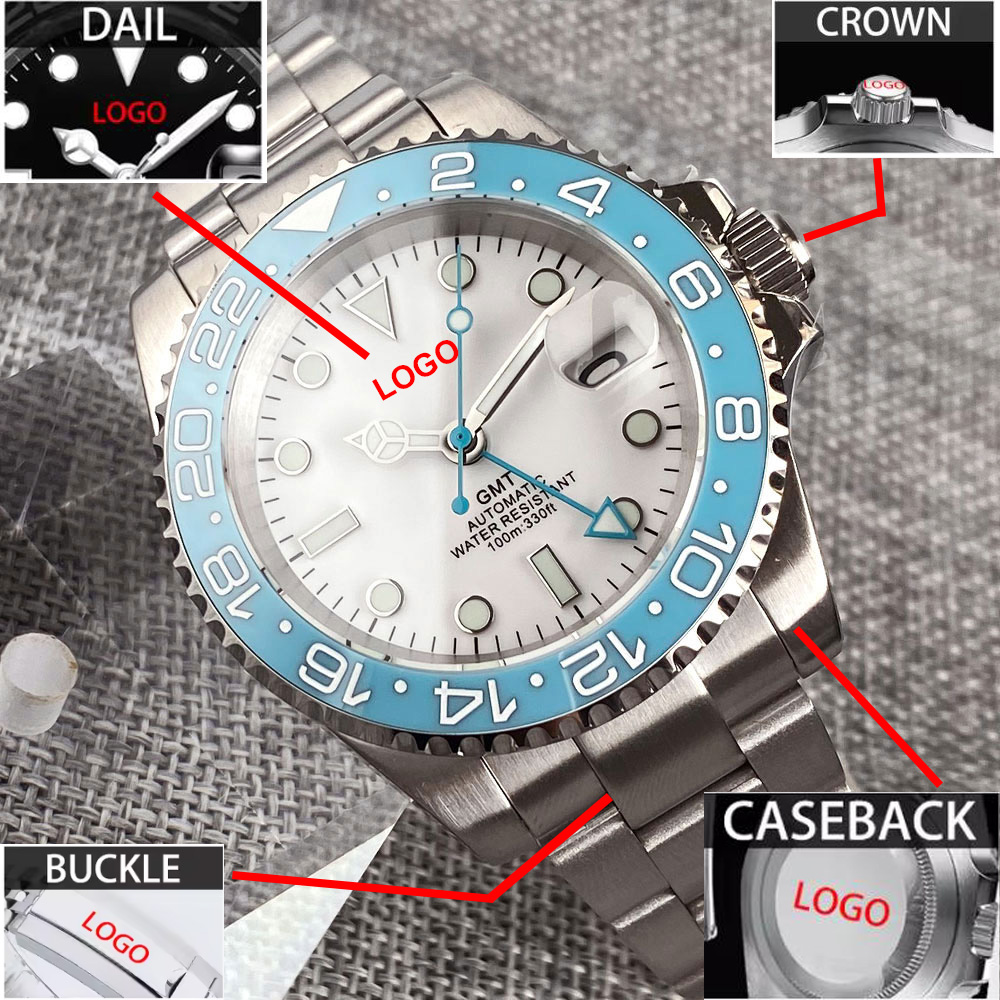 Customized 40mm Ice Blue Dial  - Jewelry With Watches review and price