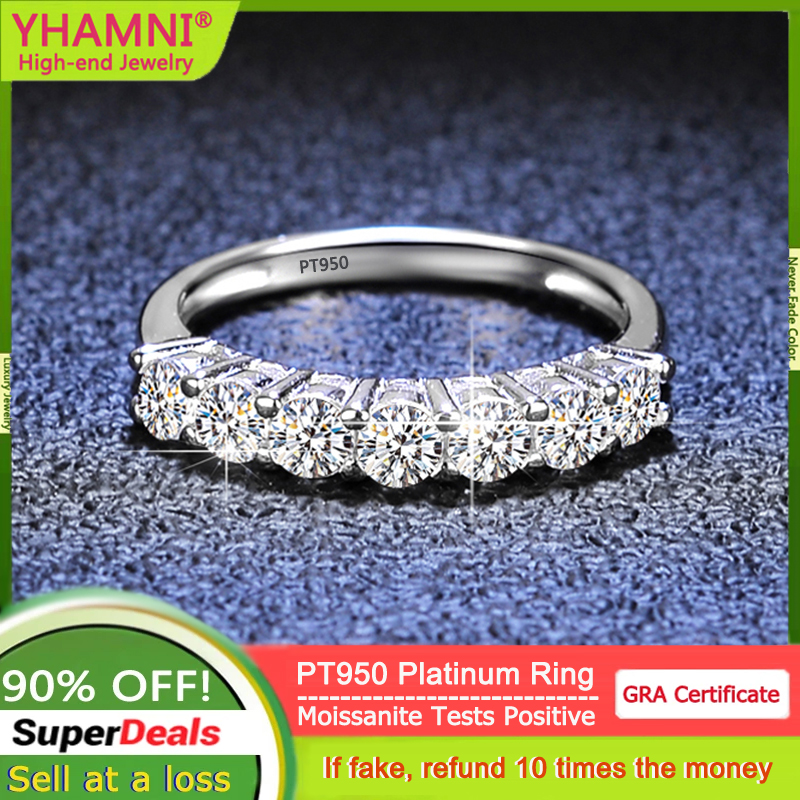 YHAMNI GRA 0.7CT All Moissanit - Moissanite Ring review and price