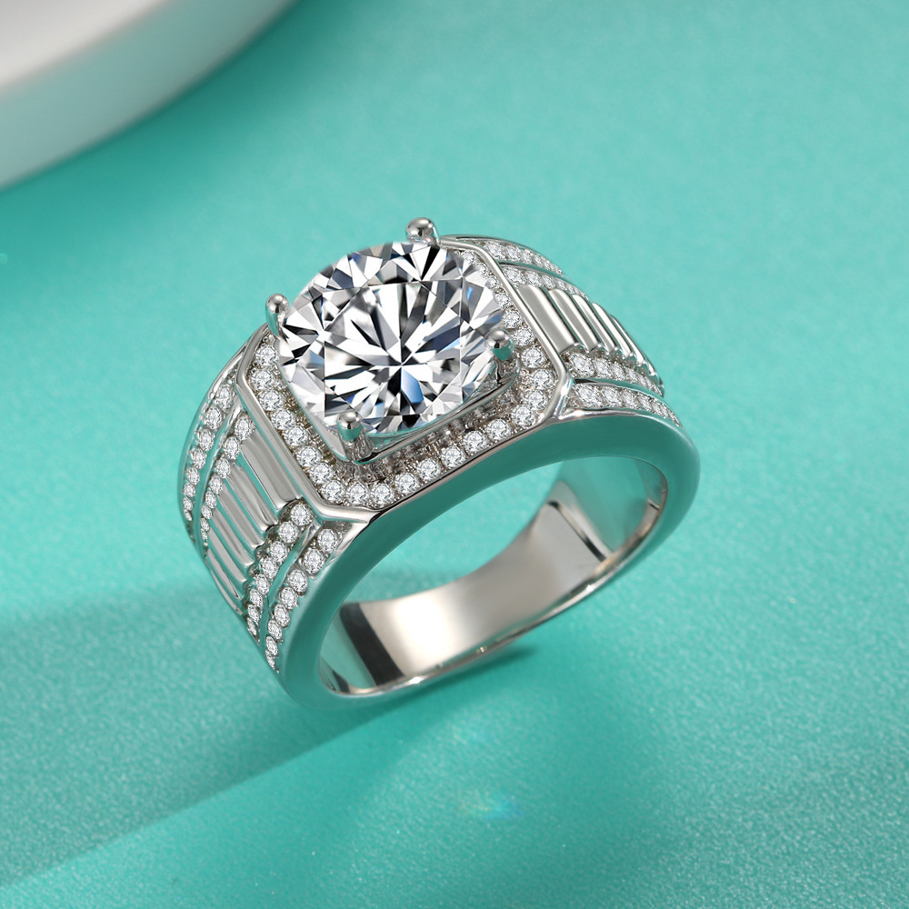 1 2 5 Carat D Color Moissanite - Moissanite Ring review and price