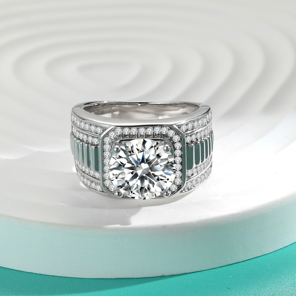 1 2 5 Carat D Color Moissanite - Moissanite Ring review and price