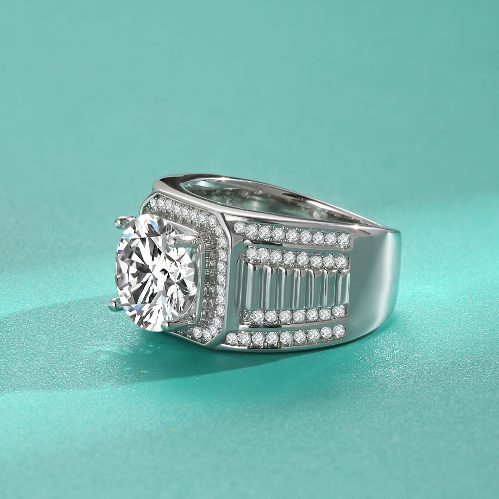 1 2 5 Carat D Color Moissanite - Moissanite Ring review and price