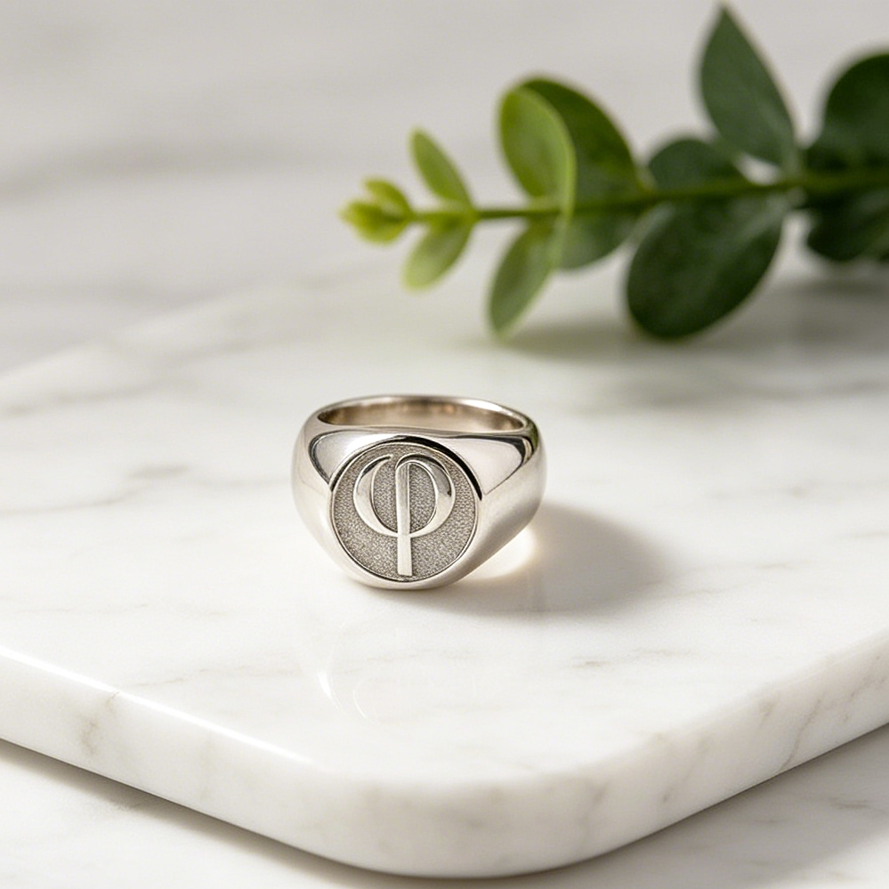 15mm Customized Signet Men Rin - Mens Signet Ring review and price