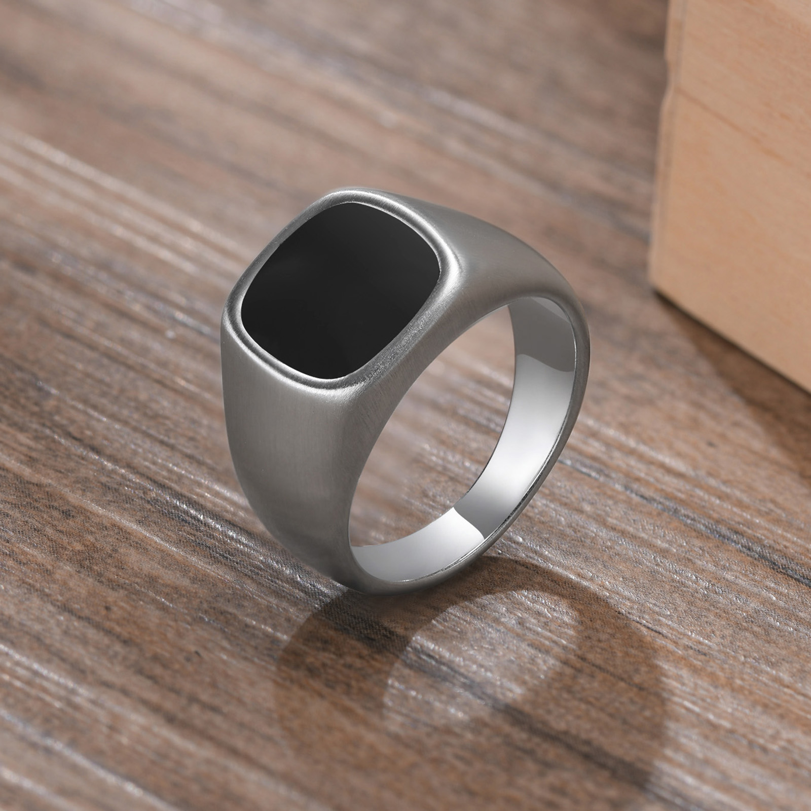 Men Stainless Steel Signet Rin - Mens Signet Ring review and price
