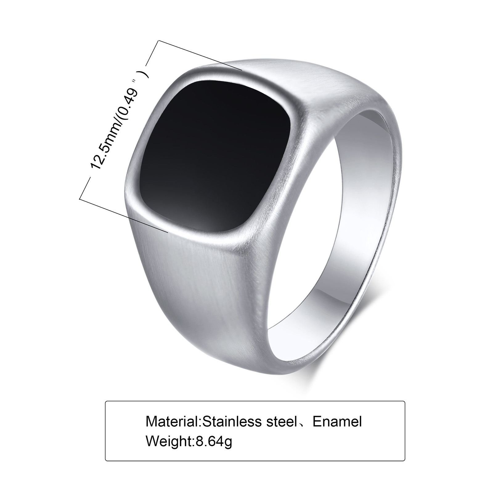 Men Stainless Steel Signet Rin - Mens Signet Ring review and price