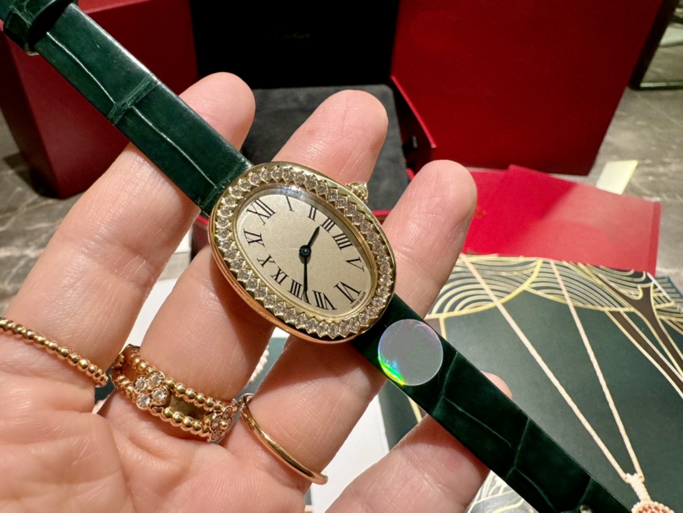 Watch Ladies Small Gold Watch  - Jewels In Quartz Watches review and price