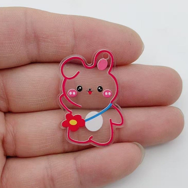 10pcs acrylic transparent cart - Necklace Pendant review and price