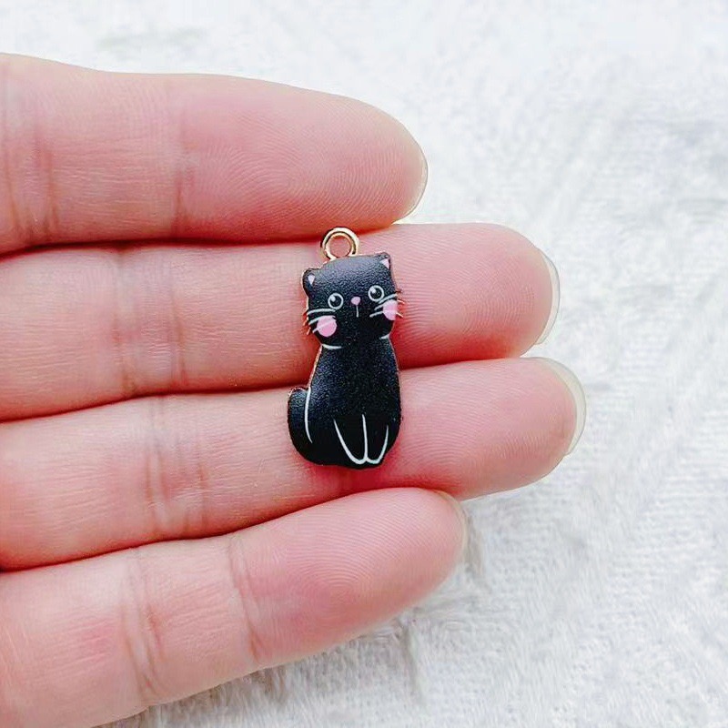 12pcs Cartoon Alloy Drip Oil C - Necklace Pendant review and price