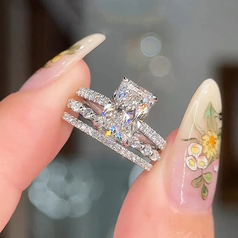 Gold Plated Coppers925Sterling - Moissanite Ring review and price