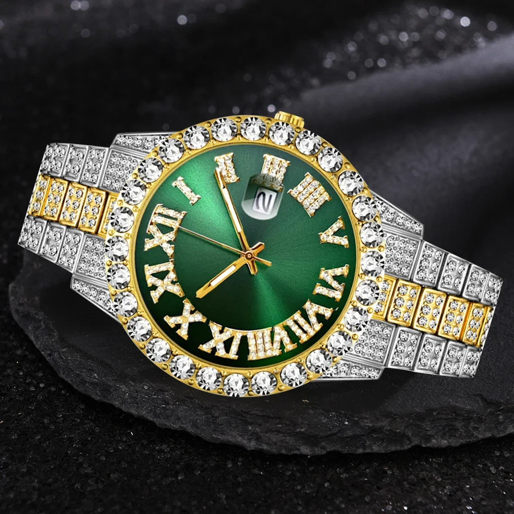 Iced Out Watch Men Luxury Bran - Jewelry Inspired Watches review and price