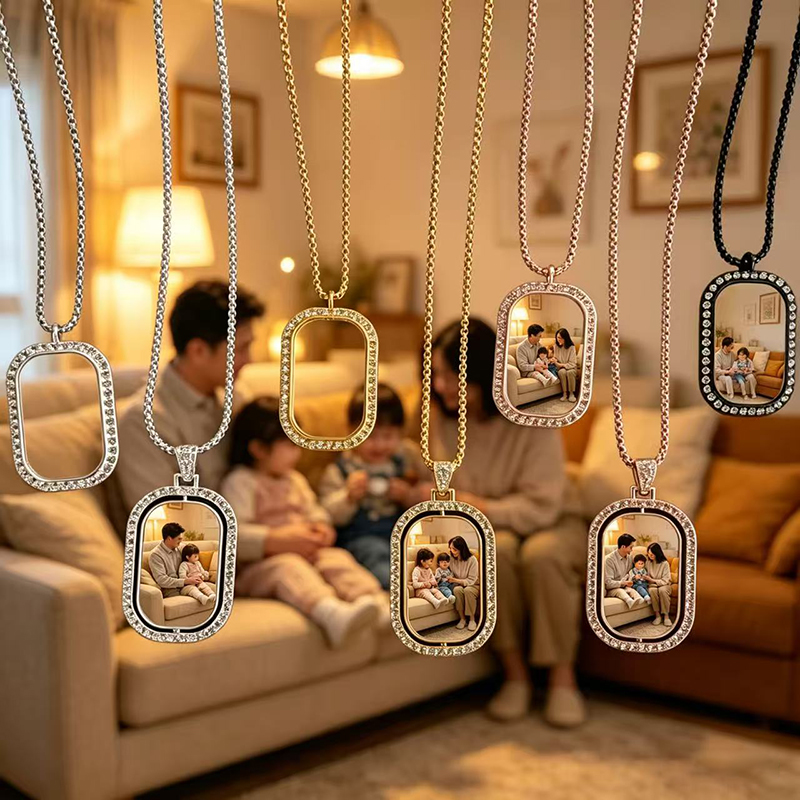 Personalized Custom Rectangula - Necklace Pendant review and price