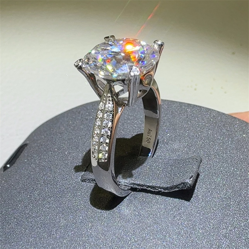 New 5 Carat D Color VVS1 Moiss - Moissanite Ring review and price