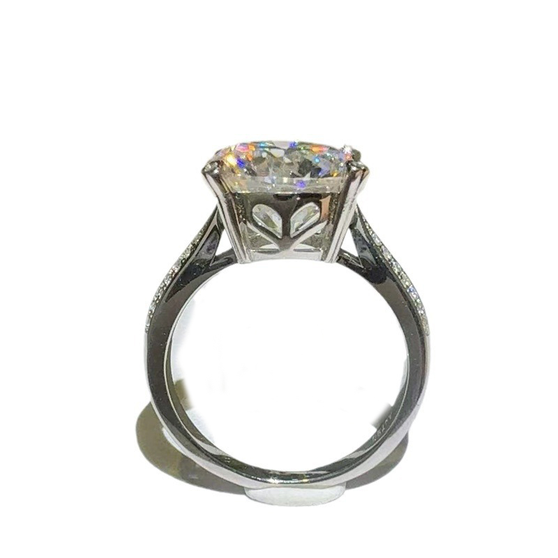 New 5 Carat D Color VVS1 Moiss - Moissanite Ring review and price