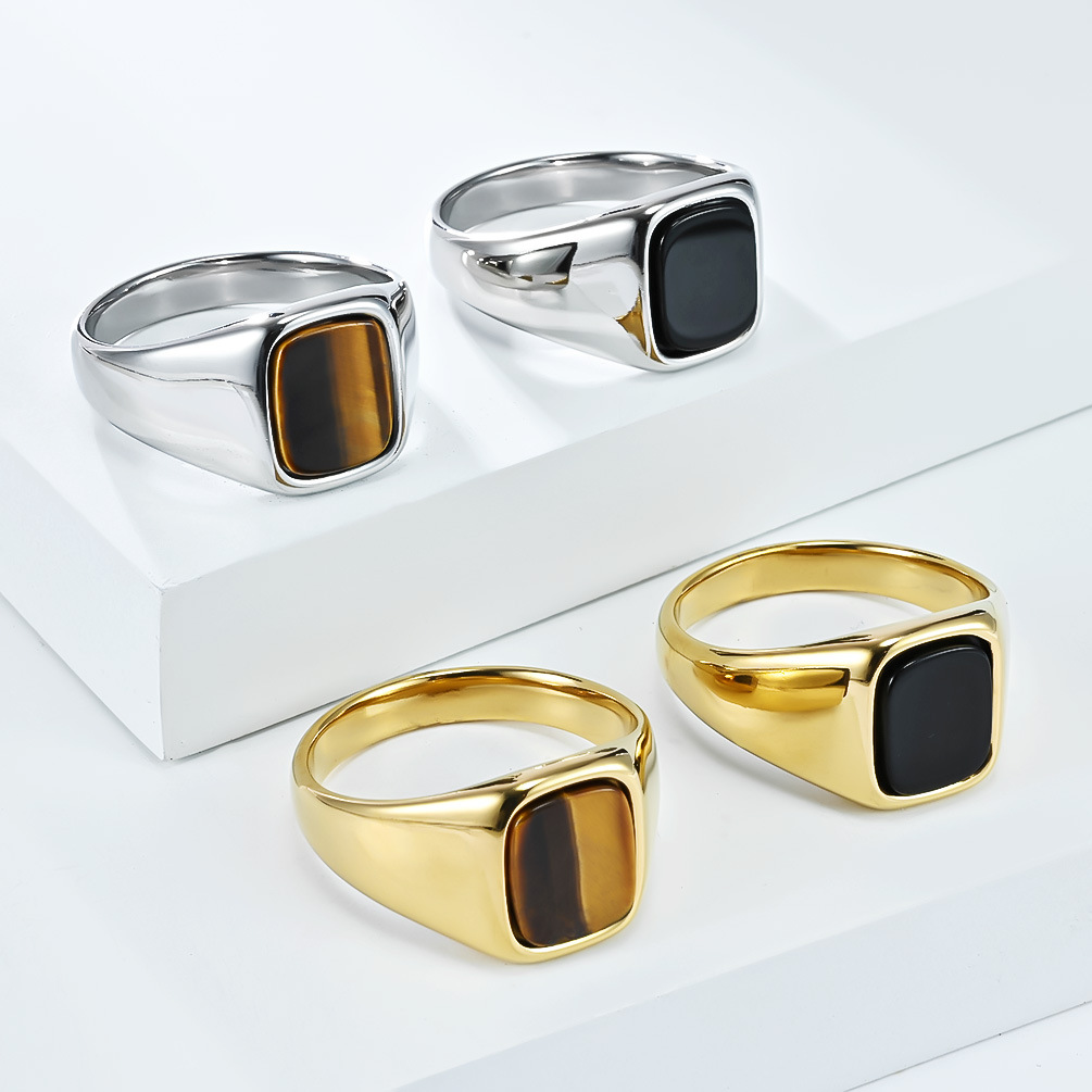 New Fashion Vintage Stainless  - Mens Signet Ring review and price