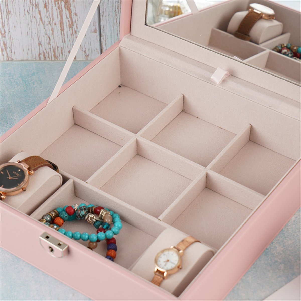 ABQR Girly Pink Jewelry Box Je - Jewelry & Watches Vitopoulos Reviews review and price