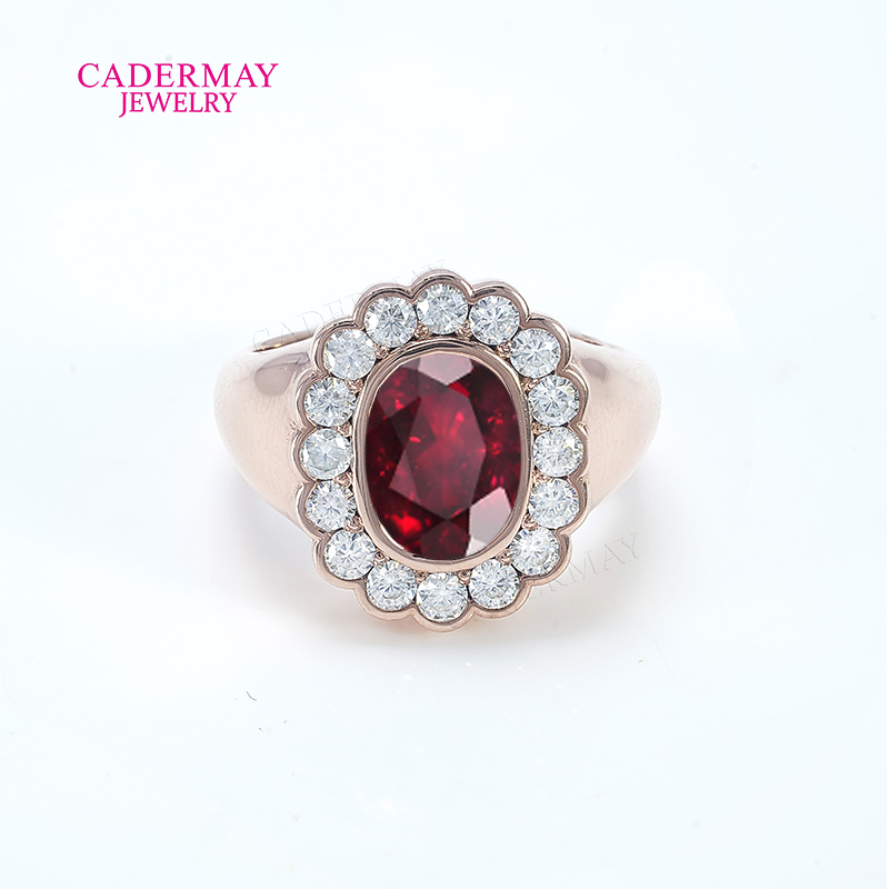 Customized 10K gold 6x8mm Oval - Moissanite Ring review and price