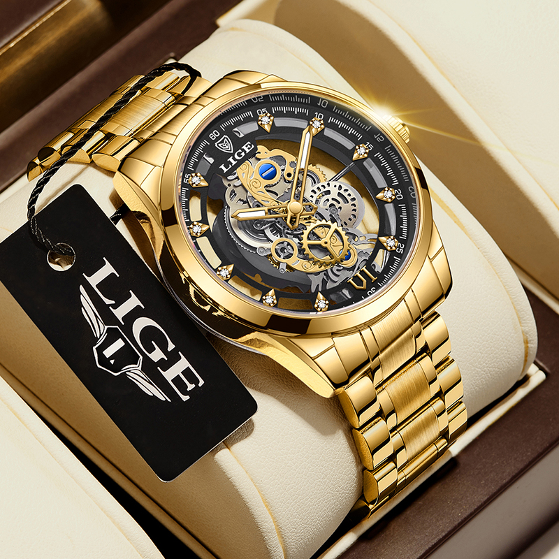 2026 LIGE Men Watch Skeleton A - Jewelry Inspired Watches review and price