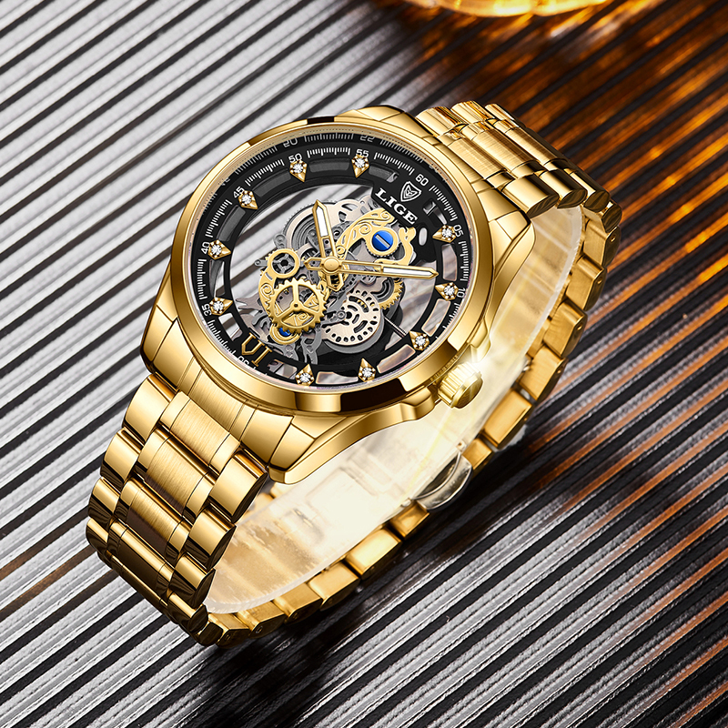 2026 LIGE Men Watch Skeleton A - Jewelry Inspired Watches review and price