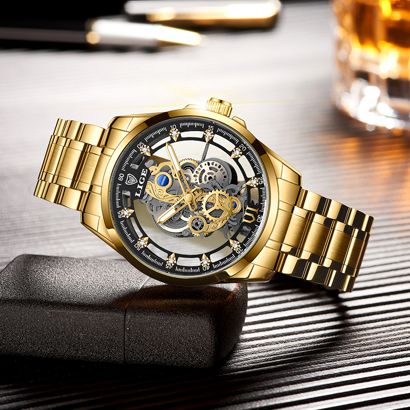 2026 LIGE Men Watch Skeleton A - Jewelry Inspired Watches review and price