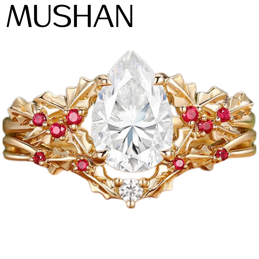 MUSHAN Custom Jewelry 925 Ster - Moissanite Ring review and price