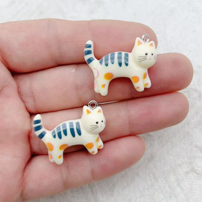 10pcs resin cartoon cat animal - Necklace Pendant review and price