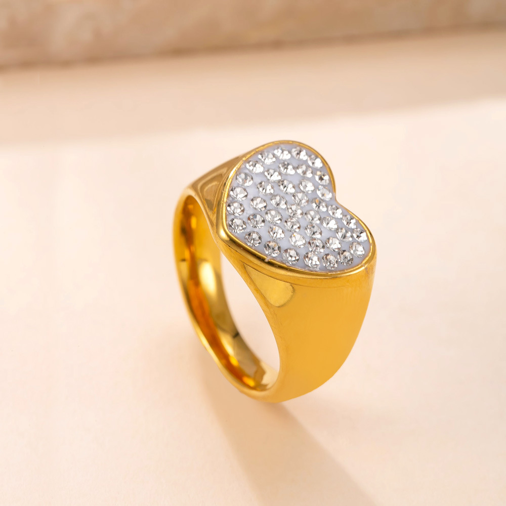 Luxury 316L Stainless Steel Fo - Moissanite Ring review and price