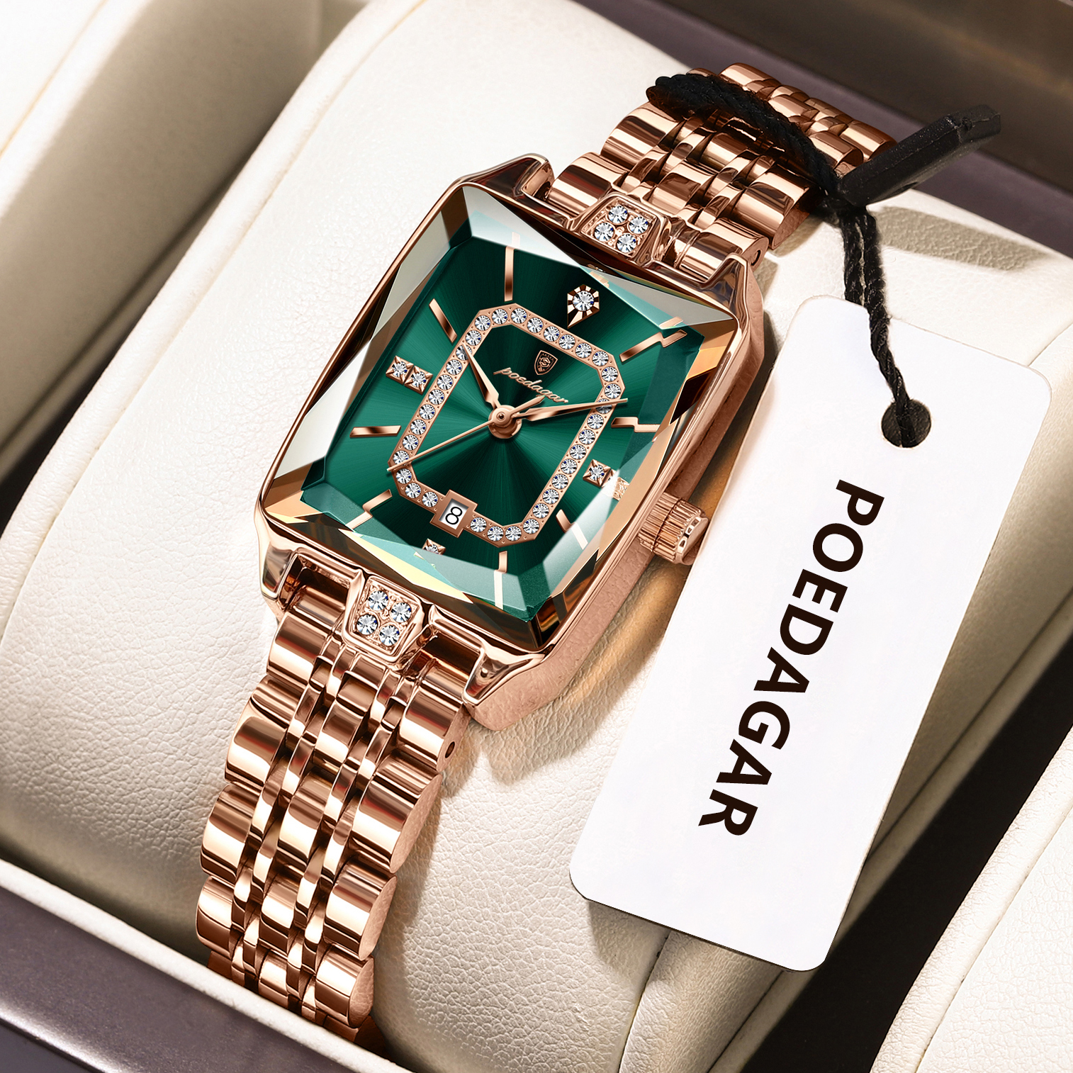 POEDAGAR Luxury Woman Watch Wa - High Jewelry Watches review and price