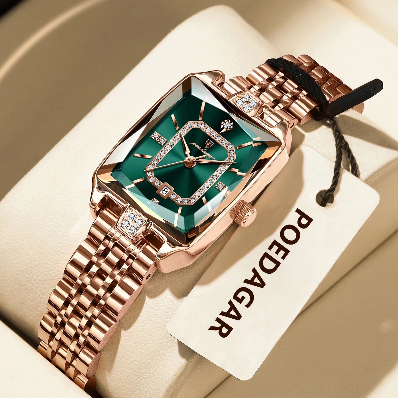POEDAGAR Luxury Woman Watch Wa - High Jewelry Watches review and price