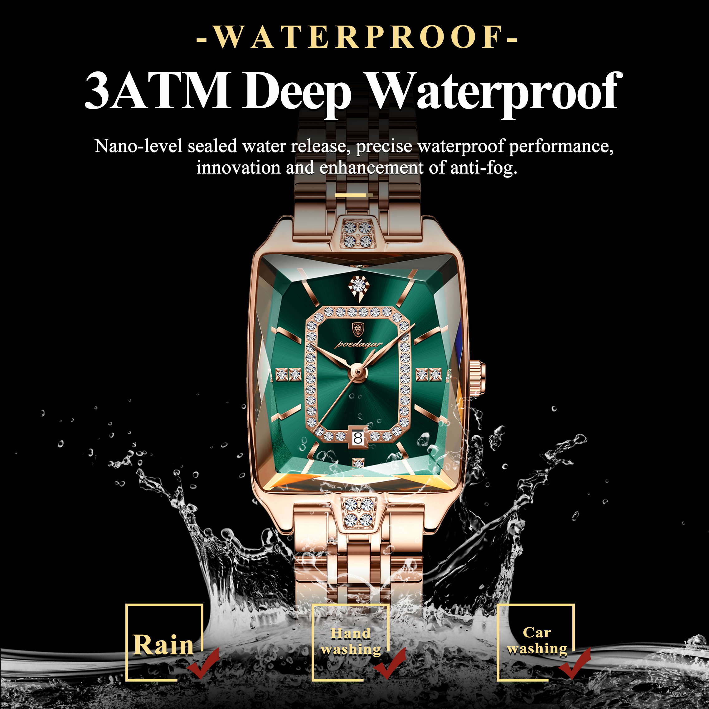 POEDAGAR Luxury Woman Watch Wa - High Jewelry Watches review and price