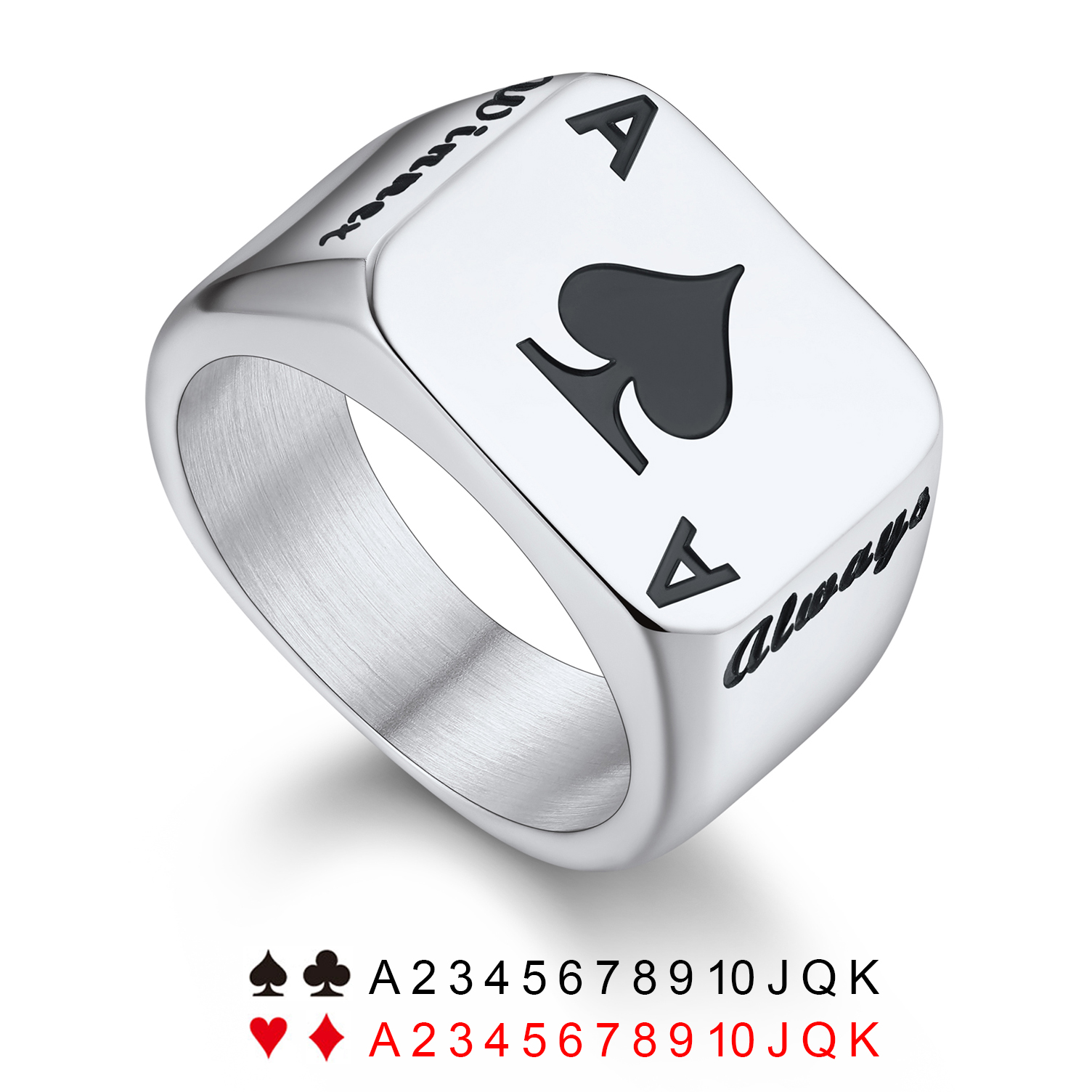 U7 Customized Square Rectangle - Mens Signet Ring review and price