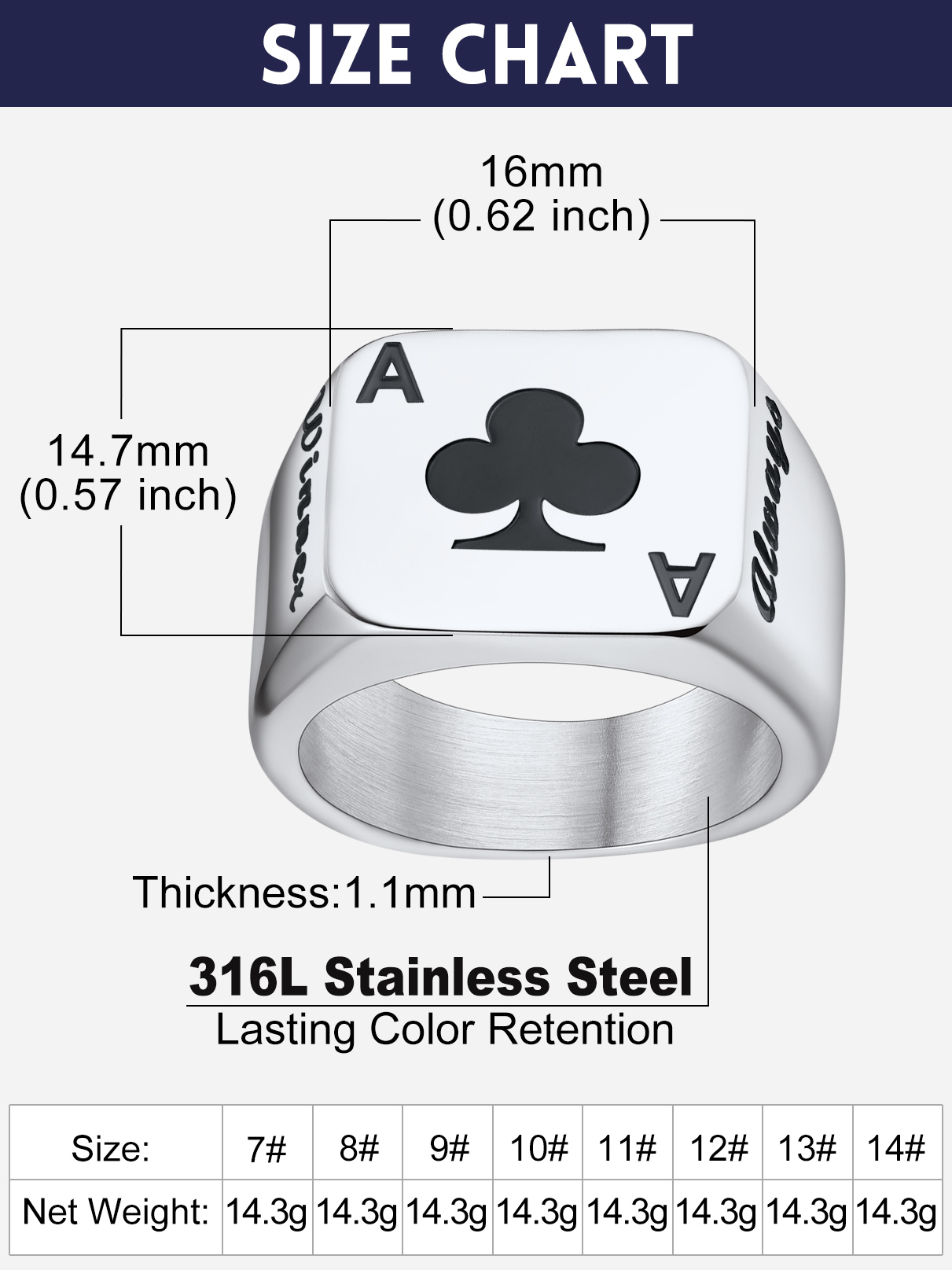 U7 Customized Square Rectangle - Mens Signet Ring review and price