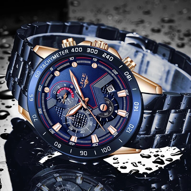LIGE New Fashion Watches Men S - Jewelry Inspired Watches review and price