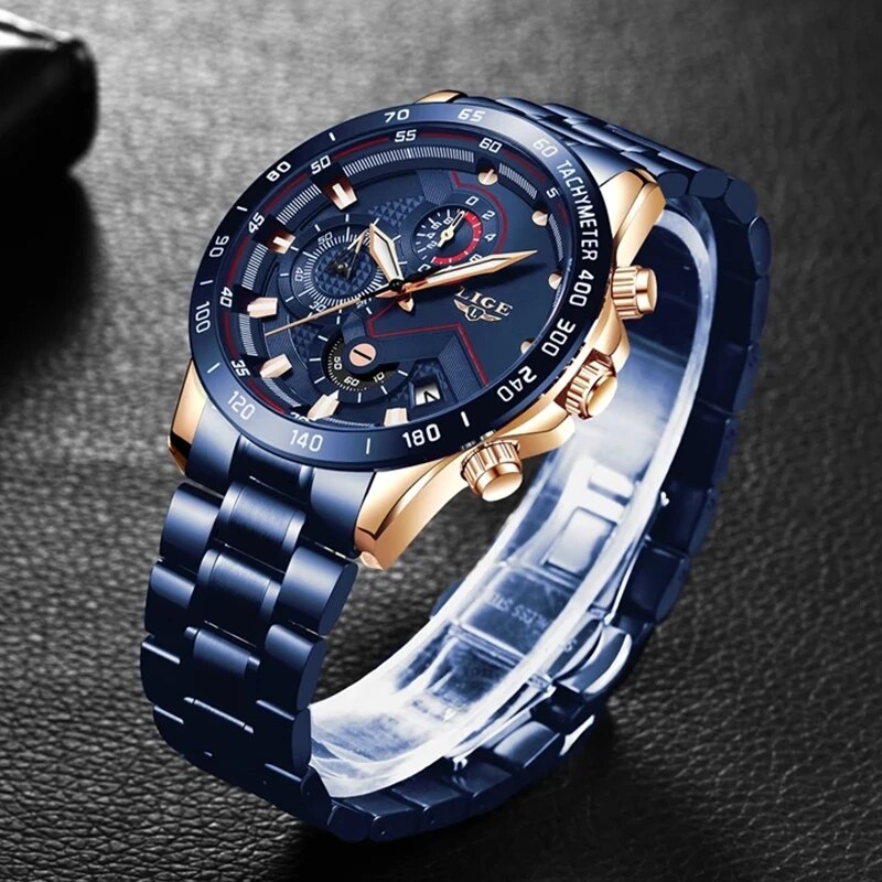LIGE New Fashion Watches Men S - Jewelry Inspired Watches review and price