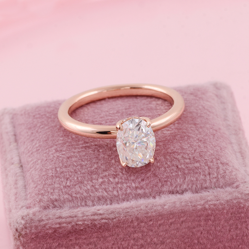 Provence 925 Silver Hidden Hal - Moissanite Ring review and price