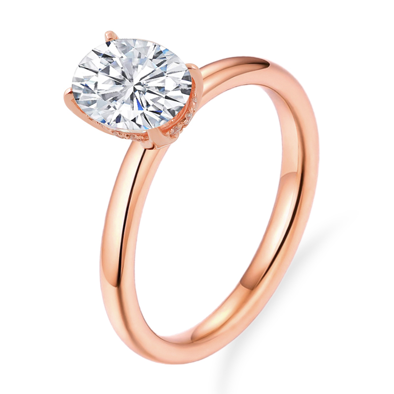 Provence 925 Silver Hidden Hal - Moissanite Ring review and price