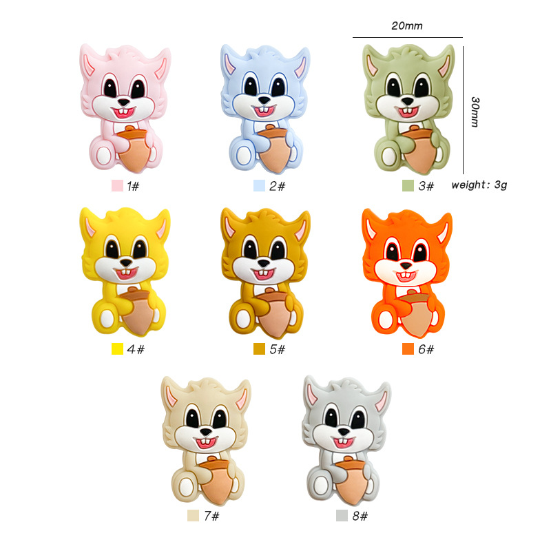 10pcs New Silicone Beads Carto - Pacific Jewelry & Watches Los Angeles review and price