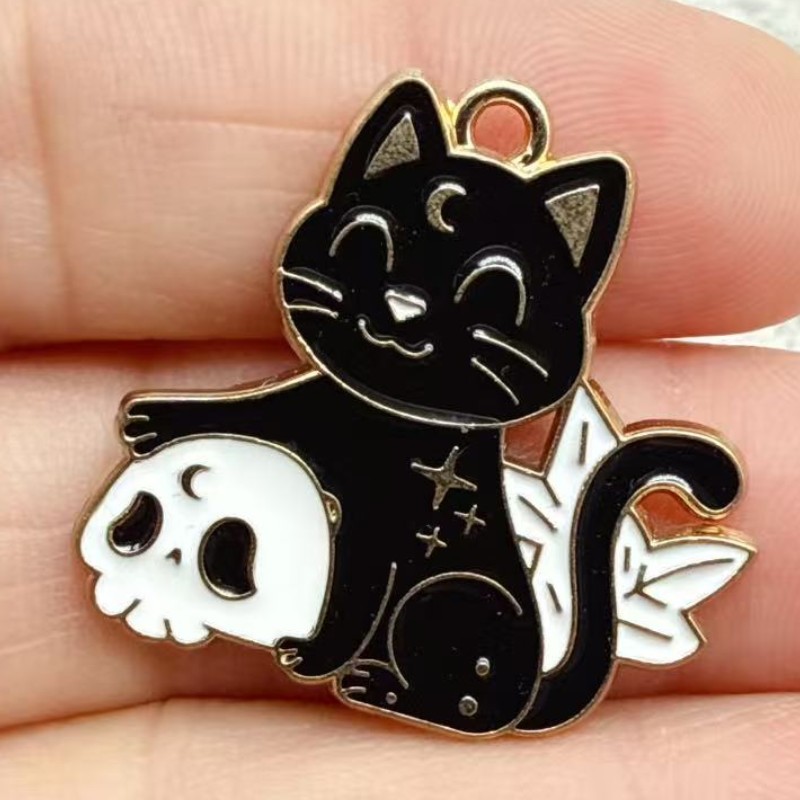 10pcs Original Alloy Enamel Bl - Necklace Pendant review and price