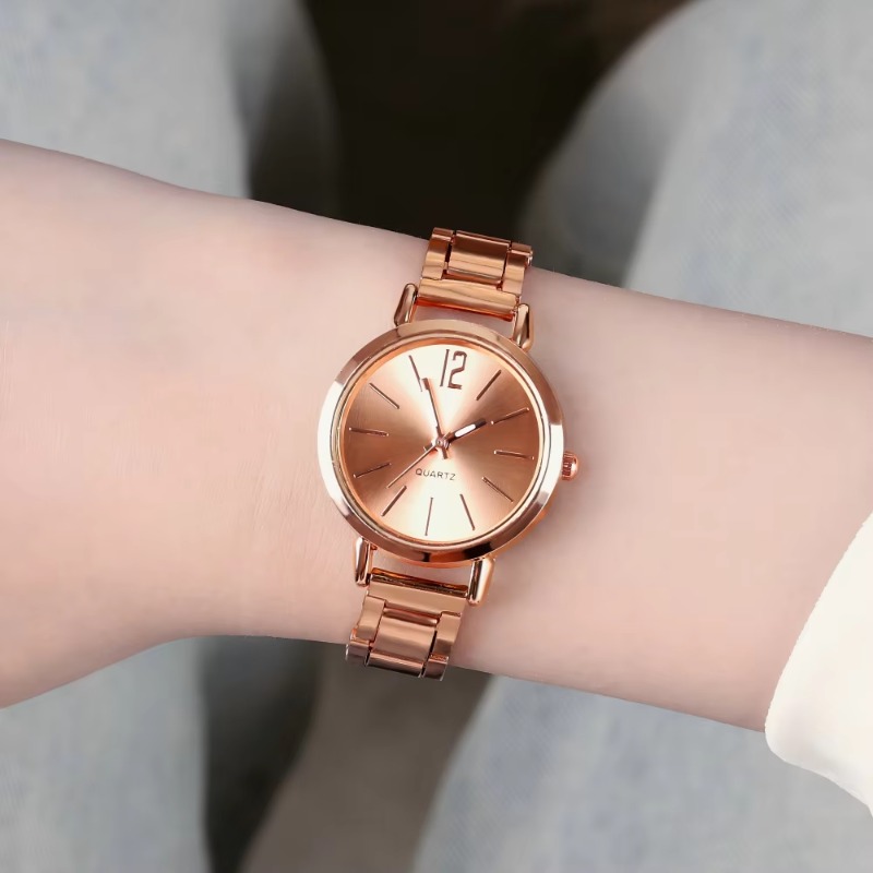 2pcs Set Watch Luxury Women Si - Jewelry Watches Women review and price